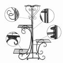 Moutik Home Metal Plant Stand:Flower Holder Pots Garden Yard Decor Display Stand - Brand New