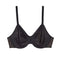 857210 Wacoal women's visual effects minimizer bra, Black, size 36C - Brand New