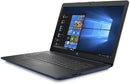For Parts: HP 17.3" HD+ TOUCH i5-8265U 1.60GHz 8GB RAM 256GB SSD - BLUE - DEFECTIVE SCREEN