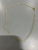 GENERIC SOLID GOLD CHAIN NECKLACE - GOLD - Like New