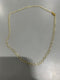 GENERIC SOLID GOLD CHAIN NECKLACE - GOLD - Like New