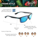 MAUI JIM ONSHORE POLARIZED SUNGLASSES MJ798 - BLUE BLACK STRIPE FADE/BLUE LENS - Like New