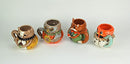 Johanna Parker Harvest Critters Set of 4 Mugs Vintage Style Fall Holiday Coffee - Brand New