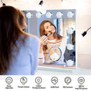 EROMMY Vanity Makeup Mirror 12 x 3W Dimmable Holleywood Lighted - Rose Gold - Brand New