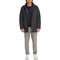 DOCKERS MEN'S WOOL MELTON TWO POCKET FULL LENGTH DUFFLE - SIZE: MEN S - CHARCOAL - Brand New