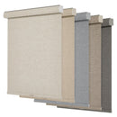PERSILUX BLACKOUT ROLLER SHADES CORDLESS,LINEN FABRIC V2 M1332 28" W X 72" H - Brand New