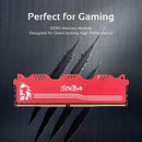 LEVEN SINBA 8GB (8GBx1) DDR4 3000Mhz, JROC4U3000172408R-8M - RED/SILVER - Like New