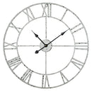 1st Owned Large Modern Metal Wall Clocks Rustic Round Non Ticking B096KXBV89 - Like New