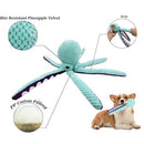 Playful Paws Octopus Dog Toys Dog Squeaky Toys Gifts Aggressive Chewers - Blue - Like New