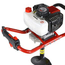 G 52CC PETROL EARTH AUGER 3 AUGER BITS Ø 100/150/200MM* LENGTH 800MM -RED/BLACK - Brand New