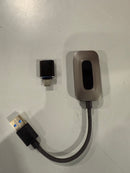 CARPLAY WIRELESS CAR PLAY ADAPTER WITH USB AND BLUETOOTH - BLACK - Like New
