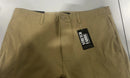 BLU ROCK MEN'S 4-WAY FLEXIBLE STRETCH CHINO PANTS - SIZE: MEN 40 - KHAKI - Brand New