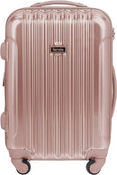 Kensie Women's Alma Hardside Spinner Luggage Rose Gold 20 Inch - ROSE GOLD - Like New