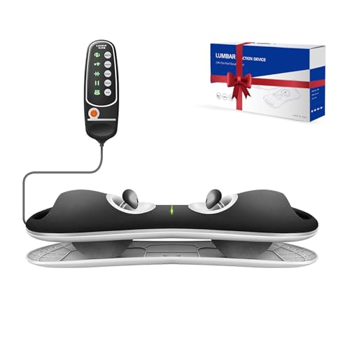 ALPHAY MULTIFUNCTIONAL LUMBAR TRACTION WITH HEAT & MASSAGE - BLACK/GRAY - Like New