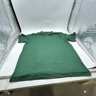 POLO AVENUE MEN'S CLASSIC POLO GOLF SHIRT - SIZE: MEN 2XL - HUNTER - Brand New