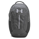 Under Armour Unisex Hustle 6.0 Backpack Castlerock/Steel - PHYSICAL DAMAGE - Brand New