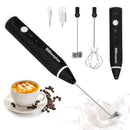 BBKEEPLAX MILK FROTHER HANDHELD FOAM  MAKER USB-RECHARGEABLE A0239 - BLACK - Like New