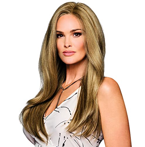 RAQUEL WELCH STAY THE NIGHT LONG TAPERED LAYERED WIG,100% HAND TIED, HONEY PECAN - Brand New