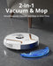eufy RoboVac X8 Hybrid Robot Vacuum Mop Cleaner T2261121 No Accessories - WHITE Like New