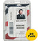 ABILITYONE 8455-01-666-0469 DUAL CARD ID HOLDER 24PK - TOP LOAD - Brand New