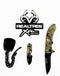Realtree Xtra EDC Folding Knife and Neck Sheath Survival Paracord Combo New