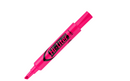 AVERY HI-LITER HIGHLIGHTERS SMEARSAFE FLUORESCENT PINK, BOX OF 12 - PINK - Brand New