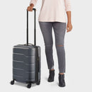 OPEN STORY™ HARDSIDE CARRY ON SPINNER SUITCASE - GRAY - Like New