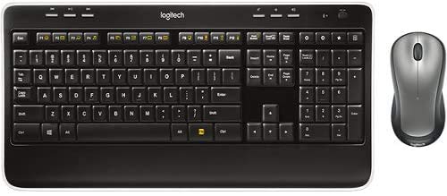 Logitech MK520 Wireless Keyboard and Wireless Mouse Combo 920004536BLK - Black - Like New