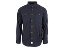 EDDIE BAUER MEN'S LICENSE TO WILL LONG SLEEVE SHIRT - SIZE: MEN 2XL - BLACK - Brand New