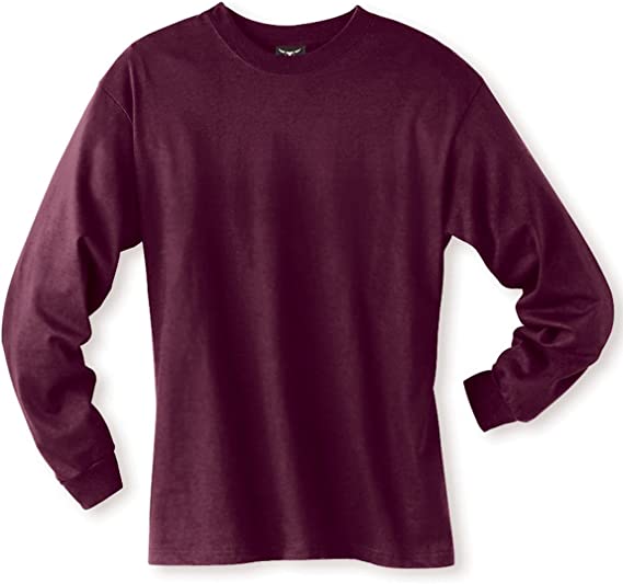 5186 Hanes Men's Beefy-T Long-Sleeve T-Shirt New