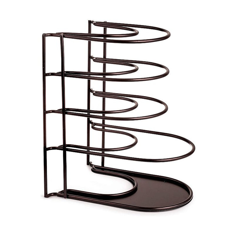 CUISINEL 12.2" HEAVY DUTY EXTRA LARGE 5 PAN & POT ORGANIZER 5 TIER RACK - BRONZE - Like New