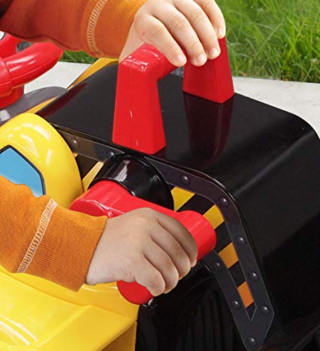 FISHER-PRICE BIG ACTION LOAD N' GO RIDE-ON - YELLOW, BLACK, RED - Brand New