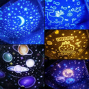 One Fire Solar System Projector Night Light for Kids 360 Rotating 5 Films BLACK - Like New