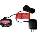 CRAFTSMAN OEM BATTERY CHARGER FOR 20 VOLT OUTDOOR POWER TOOLS - RED/BLACK - Like New