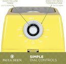 Paula Deen 8.5QT 1700 Watt Large Air Fryer, Square Single Basket System - Yellow - Like New