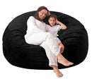 WhatsBedding [Velvet Fabric] 3 ft Chair,Soft Faux Fur Fabric,Black,3 Foot - Brand New