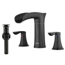 Watersong Waterfall Bathroom Faucet, 2-Handle 2 or 3 Holes Vanity Farmhouse Like New