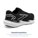 BROOKS WOMEN’S GLYCERIN 21 NEUTRAL Running SHOE SIZE 7 BLACK/GREY/WHITE - Like New