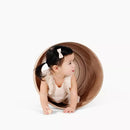 ROLLIC PLAY TUNNEL - SAND: CREATIVE THINKING STEEL FRAME TENTS FOR AGES 3+ - TAN - Like New