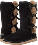 KOOLABURA BY UGG KOOLABURRA BY UGG WOMEN'S VICTORIA TALL BOOT SIZE 5 BLACK - Like New
