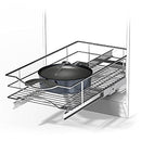 Home Zone Living Pull Out Kitchen Cabinet Organizer with Slide Out Drawer - Like New