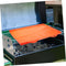 LABRIMP HEAVY DUTY SILICONE GRIDDLE MAT REUSABLE GRIDDLE COVER - ORANGE - Like New