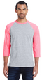 42BA Hanes Men's Polyester X-Temp Baseball T-Shirt New