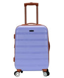 Rockland Melbourne Hardside Luggage with Spinner Wheels, Carry-On 20" - Lavender - Brand New