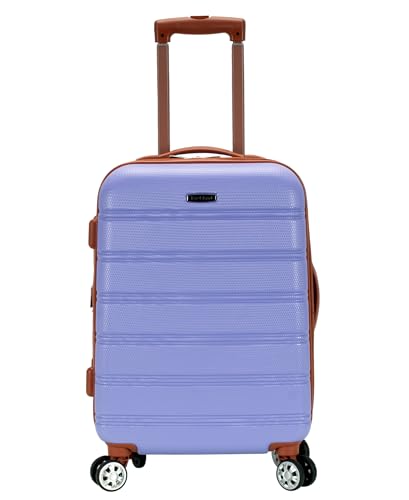 Rockland Melbourne Hardside Luggage with Spinner Wheels, Carry-On 20" - Lavender - Brand New