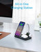 ANKER WIRELESS CHARGING STATION, POWERWAVE 3-IN-1 QI-CERTIFIED, B2579 - BLACK - Like New