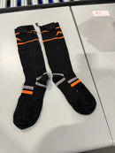 MATKAO HEATED SOCKS FOR WOMEN MEN RECHARGEABLE WASHABLE - L - BLACK/ORANGE - Like New