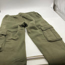 BLUE ICE MENS CARGO JOGGER SWEATPANTS - SIZE: MEN L - OLIVE - Brand New