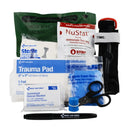 FIRST AID ONLY BLEEDING CONTROL KIT 14PCS 5.5X7.5" 91136 - RED - Brand New