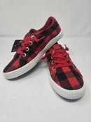 BLOWFISH MALIBU WOMEN’S SNEAKERS - SIZE: WOMEN 8 - RED/BLACK - Scratch & Dent